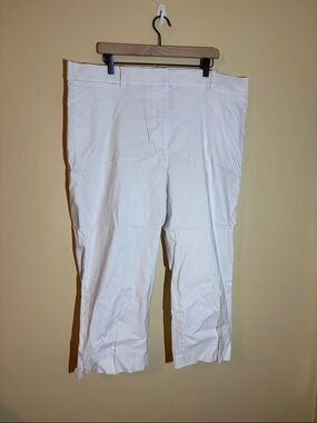 Lane Bryant White 4-Season Capris